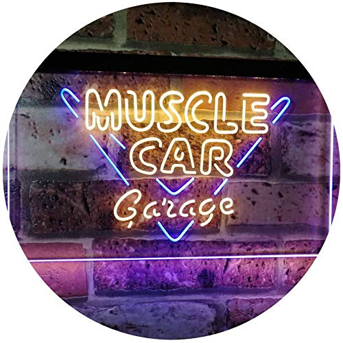 Muscle Car Garage LED Light Sign - LED Gift Works