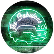 The Fabulous 50s LED Light Sign - LED Gift Works