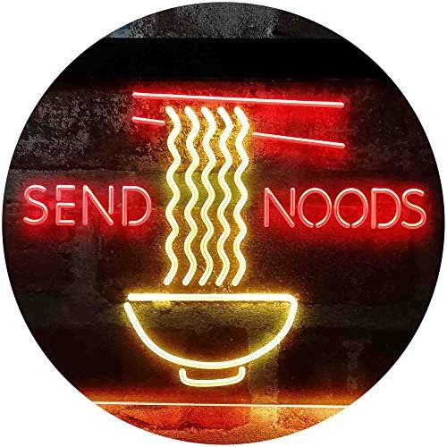 Humor Send Noods Noodles Home Decoration LED Light Sign - Way Up Gifts