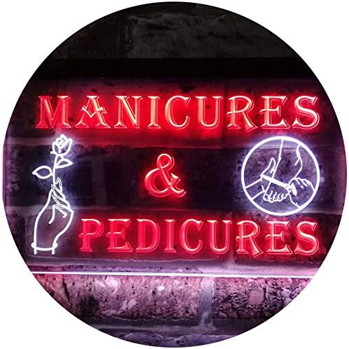 Manicures and Pedicures LED Light Sign - Way Up Gifts