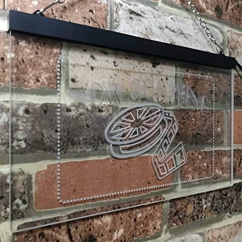 Movie Film Theater Now Showing LED Light Sign - LED Gift Works