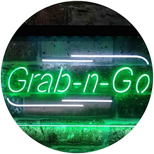 Grab n Go Food Take Away LED Light Sign - Way Up Gifts