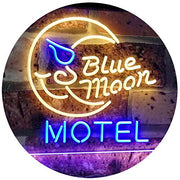 Blue Moon Motel LED Light Sign - LED Gift Works