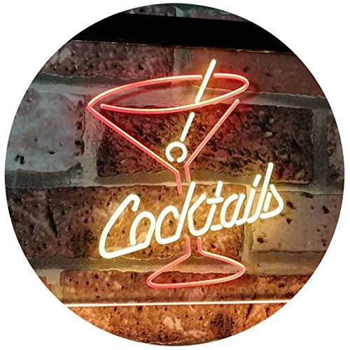 Cocktails LED Light Sign - LED Gift Works