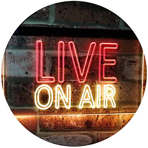 Live On Air Recording Studio LED Neon Light Sign - Way Up Gifts