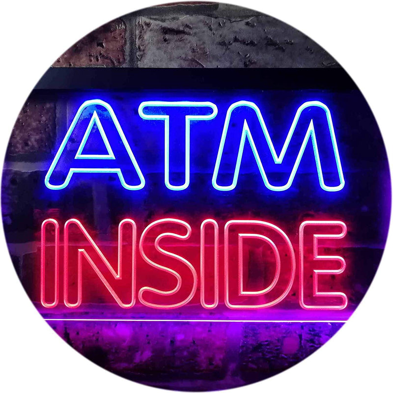 ATM Inside LED Light Sign - LED Gift Works