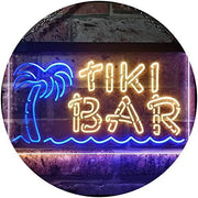 Tiki Bar Palm Tree LED Light Sign - LED Gift Works