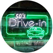 Movie Theater 50s Drive In LED Light Sign - LED Gift Works