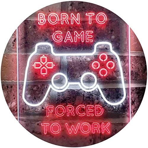 Born to Game Room LED Light Sign - Way Up Gifts