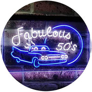 Fabulous 50s LED Light Sign - LED Gift Works