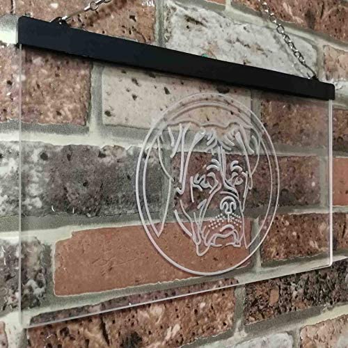 Boxer Dog Decor LED Light Sign - Way Up Gifts