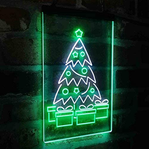 Christmas Tree Present Gifts LED Light Sign - Way Up Gifts