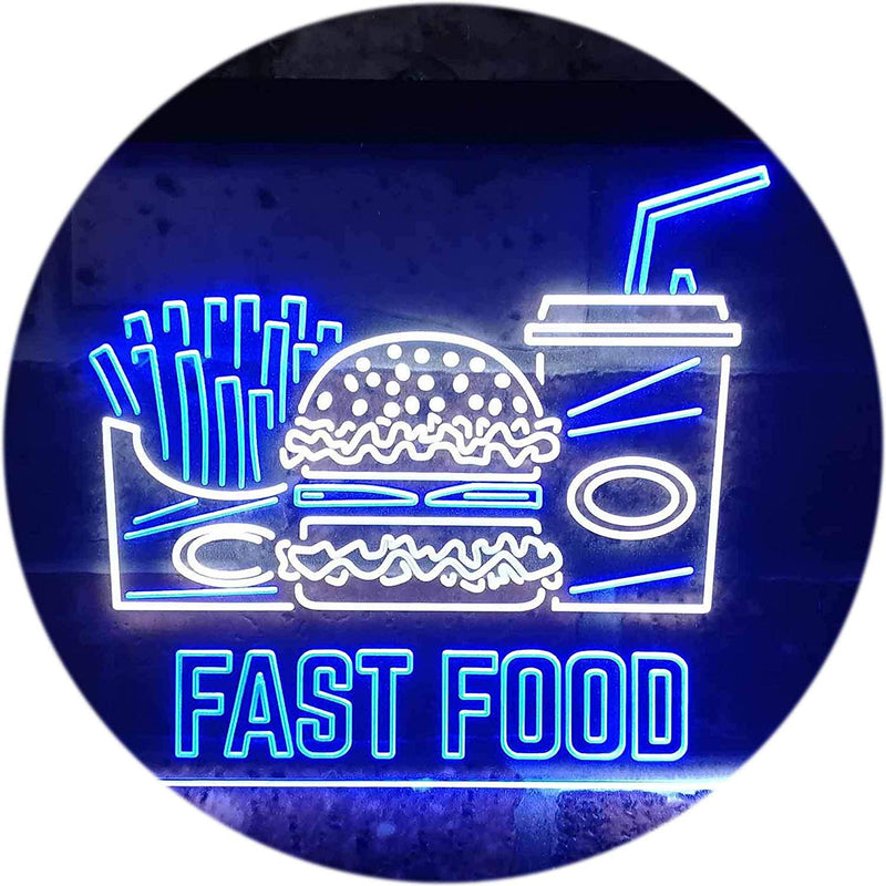 Fast Food LED Light Sign - LED Gift Works
