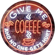 Give Me Coffee LED Light Sign - LED Gift Works