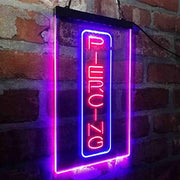 Vertical Piercing LED Light Sign - LED Gift Works