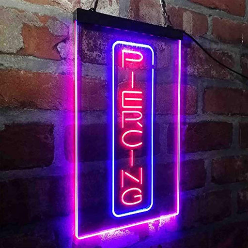 Vertical Piercing LED Light Sign - LED Gift Works