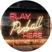 Arcade Game Room Play Pinball Here LED Light Sign - Way Up Gifts