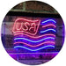 USA Flag LED Light Sign - Way Up Gifts