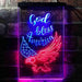 God Bless America Eagle LED Light Sign - Way Up Gifts