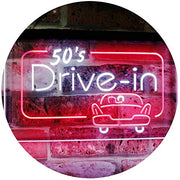 Movie Theater 50s Drive In LED Light Sign - LED Gift Works