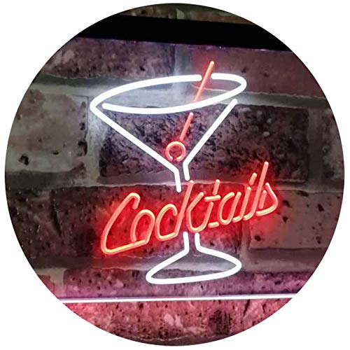 Cocktails LED Light Sign - LED Gift Works