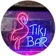 Flamingo Tiki Bar LED Light Sign - LED Gift Works