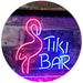 Flamingo Tiki Bar LED Light Sign - Way Up Gifts