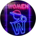 Retro Women Toilet Restroom LED Light Sign - Way Up Gifts
