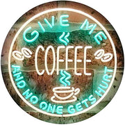 Give Me Coffee LED Light Sign - LED Gift Works