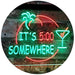 Cocktails It's Five O'Clock Somewhere LED Light Sign - Way Up Gifts