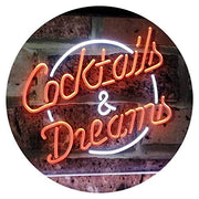 Cocktails & Dreams LED Light Sign - LED Gift Works