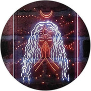 Psychic Girl Moon Star Bedroom Decoration LED Light Sign - LED Gift Works