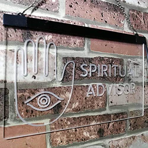 Psychic Spiritual Advisor LED Light Sign - Way Up Gifts