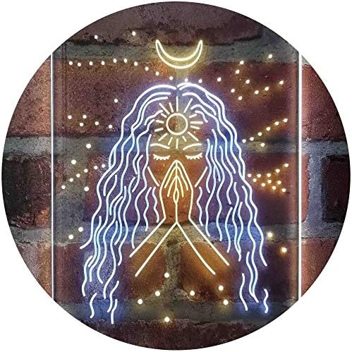 Psychic Girl Moon Star Bedroom Decoration LED Light Sign - LED Gift Works