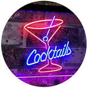 Cocktails LED Light Sign - LED Gift Works