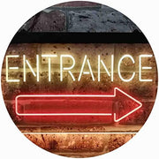 Entrance Right Arrow LED Light Sign - LED Gift Works