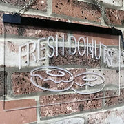 Fresh Donuts LED Light Sign - LED Gift Works