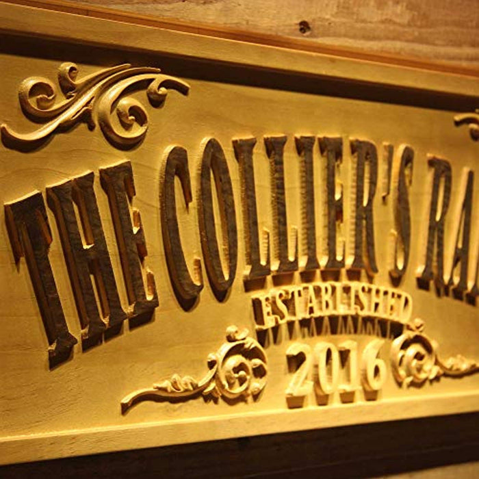 Personalized Ranch Farm Custom Wood Sign 3D Engraved Wall Plaque - Way Up Gifts