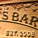 Personalized Welcome Bar Custom Wood Sign 3D Engraved Wall Plaque - Way Up Gifts