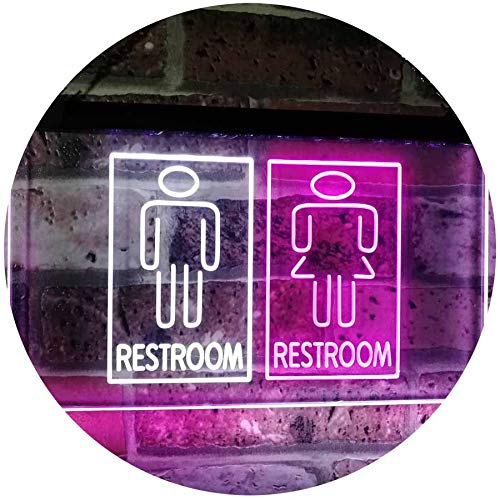 Male Female Restroom LED Light Sign - Way Up Gifts
