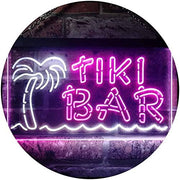 Tiki Bar Palm Tree LED Light Sign - LED Gift Works