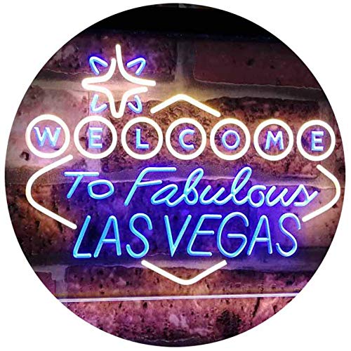 Welcome to Fabulous Las Vegas LED Light Sign - LED Gift Works