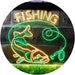 Fishing Camp Cabin LED Light Sign - Way Up Gifts