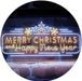 Merry Christmas & Happy New Year Dual Color LED Light Sign - Way Up Gifts