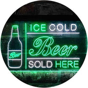 Ice Cold Beer Sold Here LED Light Sign - LED Gift Works