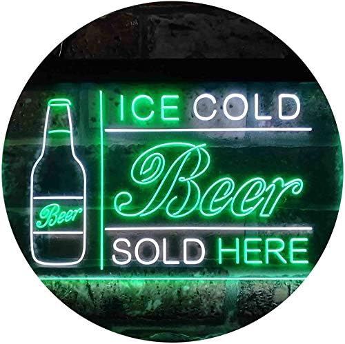 Ice Cold Beer Sold Here LED Light Sign - LED Gift Works