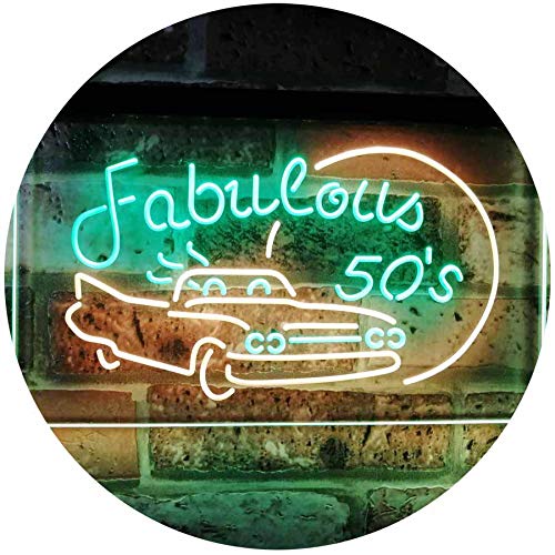 Fabulous 50s LED Light Sign - LED Gift Works