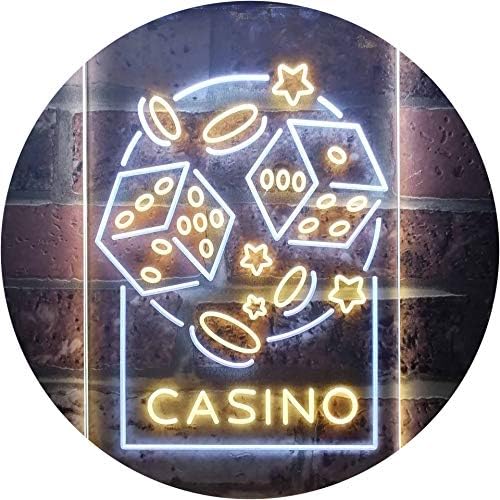 Casino Dice Game Man Cave LED Light Sign - Way Up Gifts