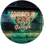 Muscle Car Garage LED Light Sign - LED Gift Works