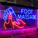 Foot Massage LED Light Sign - Way Up Gifts